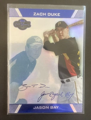 2007 Topps Co-Signers Blue 3/15  Jason Bay Zach Duke #27 - Image 1 of 2