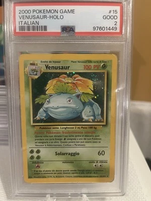 2000 POKEMON GAME VENUSAUR-HOLO ITALIAN PSA 2 - Image 1 of 2