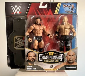 WWE Championship Showdown Series 8 Drew McIntyre vs Goldberg Action Figures - Picture 1 of 2