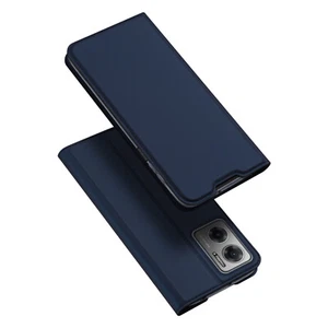 DUX DUCIS Skin Pro Faux Leather Wallet Flip Case for Xiaomi Poco M4 5G - Blue - Picture 1 of 10