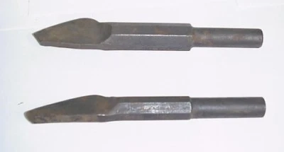 2 pc Set Ajax Punch Chisel Air tool Punches Automotive bits quick change tooling - Image 1 of 4