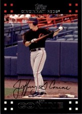 2007 Topps Baseball Jeff Conine . Cincinnati Reds #112