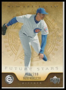2005 Russ Rohlicek (RC) Upper Deck Baseball Artifacts RC,SN #/799 #264 Cubs - Picture 1 of 2