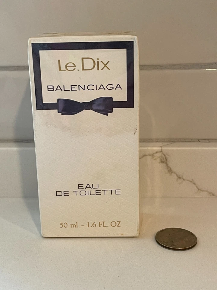 Perfume eau de toilette vintage Le Dix Balenciaga 50 ml/1,6 fl oz nuevo sellado Foto 1 de 4