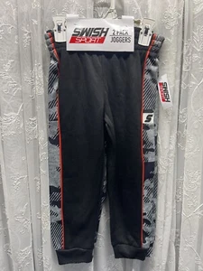 SWISH SPORT BOYS 2 PACK BLACK & Camouflage JOGGERS SIZE 5 NWT SKU A86 - Picture 1 of 3
