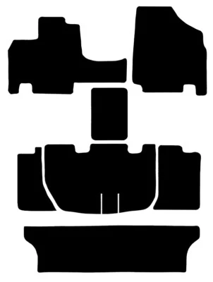 HONDA ODYSSEY 2005-2010 FACTORY CUSTOM FIT CARPET FLOOR MAT MATS 3 COLORS - Image 1 of 4