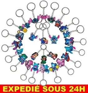 ✅ 10 PCS Porte Clés Lilo & Stitch Enfants Fête Clé Anniversaire Cadeau Enfant - Bild 1 von 2