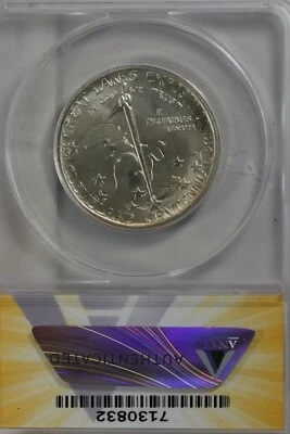 1936  .50   ANACS  MS 64  CLEVELAND  Classic Silver Commemorative Coin - Image 1 of 2