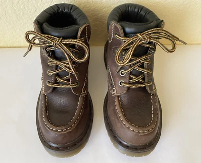 Botines con cordones JUVENTUD AZ Jean Co de colección talla 2 cuero marrón usados Foto 1 de 4