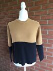 Stitches And Stripes Small Gold And Black Knited Long Sleeve Sweater