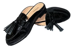 Vionic DAMEN-SLIDE-CLOGS SCHUHE SCHWARZES LEDEROBERMATERIAL GRÖSSE 5 - Bild 1 von 7