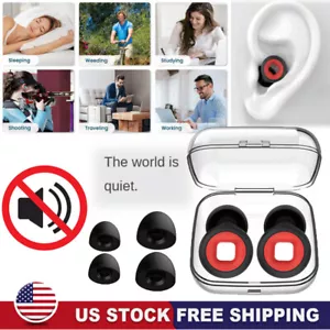 Ear Plugs Motorcycle Motorcycle Ear Plugs Wind Sleep 24 DB Decline Wind Noise US - Picture 1 of 17