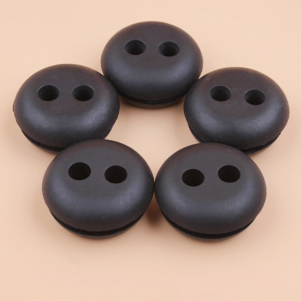 Ojal/sello de línea de combustible de 2 orificios para ECHO CS-310 CS-370 CS-400 ES-255 GT-2103 5 piezas Foto 1 de 4