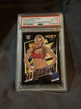 2015 Topps WWE Slam Attax Then Now Forever Charlotte #158 Rookie RC PSA 6 Pop 1