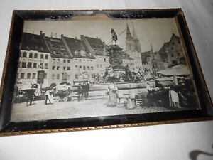 Ansichtskarte - Bild von Nürnberg um 1900 Foto
