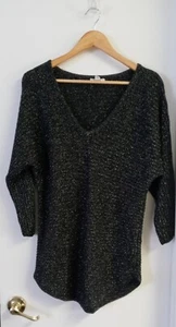 New York Company Damen Pullover Schwarz & Silber Gr. M - Bild 1 von 7