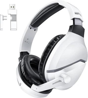 Wireless Gaming Headset with Noise Canceling Microphone for PS5 PC Xbox Series X - Image 1 of 4