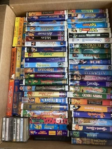 Disney and Dreamworks VHS Tapes - Picture 1 of 7