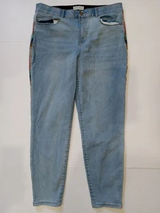 Knox Rose Damen Größe 16 Jeans stilvolle Nähte an den Seiten Beinen dehnbar Knöchel - Bild 1 von 8