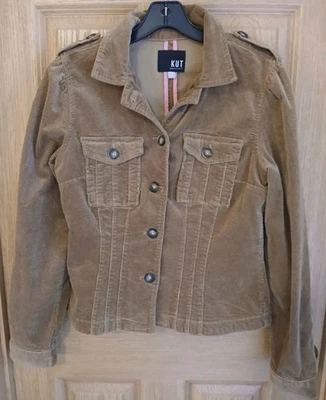 Kut From The Kloth Corduroy Tan Fall Jacket Size Medium - Image 1 of 4