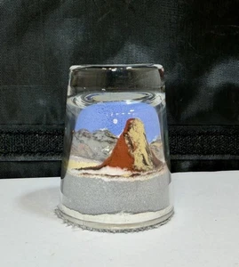 Painted Desert Sands Arizona Artist Made Sand Art Sculpture Paperweight 2.5” - Picture 1 of 12