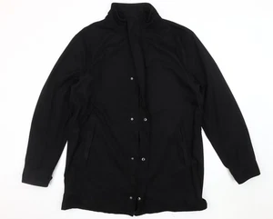 Armani Collezioni Men's Black Long Stand-Up Coat, Size 46 - Picture 1 of 12