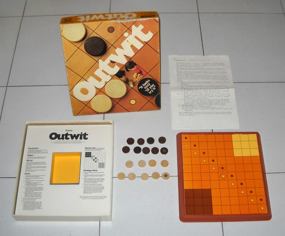 OUTWIT – Parker Brothers 1978 OTTIMO COMPLETO tavoliere - Imagen 1 de 1
