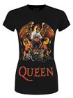 Queen T-shirt Classic Crest Women's Black