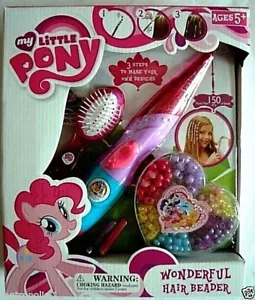 JUEGO DE CUENTAS PARA EL CABELLO MY LITTLE PONY MARAVILLOSO, CON CUENTAS, CEPILLO, CUENTAS, CLIPS, EDAD 5+, NUEVO - Imagen 1 de 5