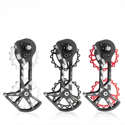 8700RD Bicicleta de Carretera Guía Polea Rueda Carrera MTB Desviador Trasero Cojinete Cerámico 16T Foto 1 de 4