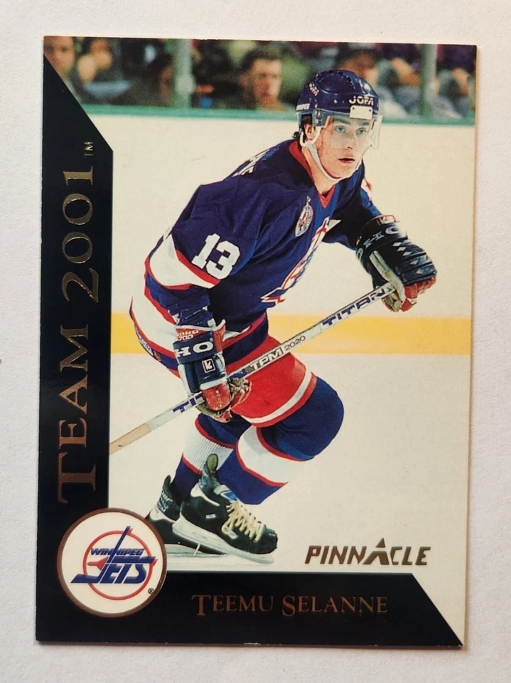 1993-94 Pinnacle - Team 2001 #10 Teemu Selanne NM-MT - Image 1 of 2