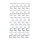 25 Pieces Table Skirting Clips Plastic Tablecloth Clips With Hook And Loop9866