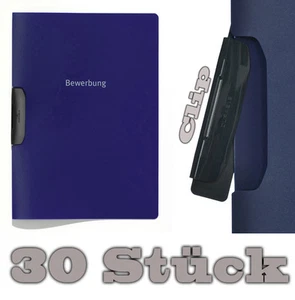 30x DURABLE Duraswing Job - Deux Pièces Candidature avec Clip - Couleur Bleu - Afbeelding 1 van 4