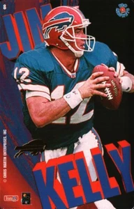 1995 Pro Magnets In the Zone #8 - Jim Kelly - Buffalo Bills 95-583 - Picture 1 of 2