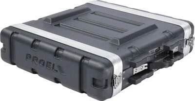 Proel FOABSR2U 2U 19" ABS Rack Case 42 cm Spritzwasserdicht 2HE Aluminium Koffer - Bild 1 von 2