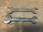 Vintage Original Pair Ford Script V8 Open End Wrenches