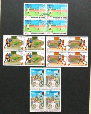 1979-82 Guinea Soccer World Cup & 1982 Moscow Olympics Used - Image 1 of 4