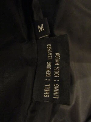 NICE WOMEN'S TOGETHER! BLACK LEATHER TOP STITCHED LINED JACKET SZ L - Image 1 of 4