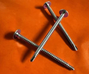 TechFast Waferhead Self-Drill Torx Screw 4.8 x 70mm - Zinc Plated | Box of 200 - Picture 1 of 10