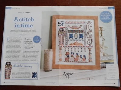 A Stitch in Time Egypt Sampler Cross Stitch Pattern - Pattern Only  - Image 1 of 4