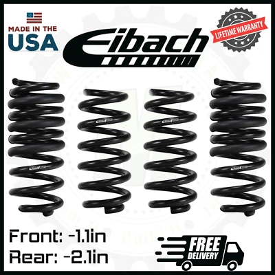 Molas rebaixadoras dianteiras e traseiras Eibach PRO KIT | Compatível com Jeep Grand Cherokee 18-21 - Imagem 1 de 2