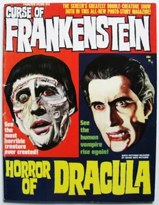 Películas famosas #2 ~ Revista de terror 1964 Horror de Drácula, maldición de Frankenstein - Imagen 1 de 4