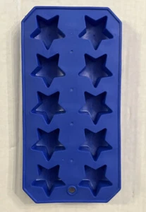Patriotic Star 4th of July Ice Tray or Mold Flexible USED - Picture 1 of 5