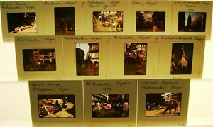 12 COLOR SLIDES 35mm/2"x2" KATHMANDU NEPAL JAN 80 23 - Picture 1 of 1