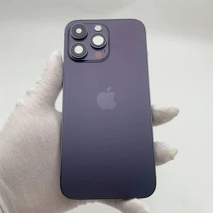 Reemplace la cubierta trasera de la puerta del marco de la carcasa de la batería para Apple iPhone 14 Pro púrpura - Imagen 1 de 7