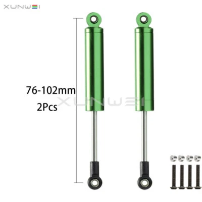 2pcs Alunimum Oil Shock Absorbe Damper 58-102mm For RC Car Buggy Truck HPI Armma - Image 1 of 4