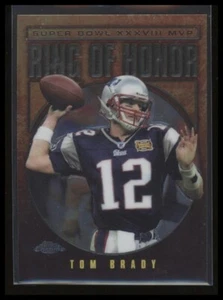 Tom Brady 2004 Topps Chrome Ring of Honor #RH-38 Patriots - Picture 1 of 2