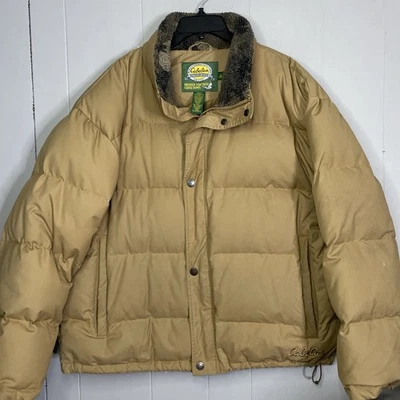 Vintage Cabelas Premier Northern Goose Down Puffer Jacket Mens XL Reg 28x29 - Image 1 of 4
