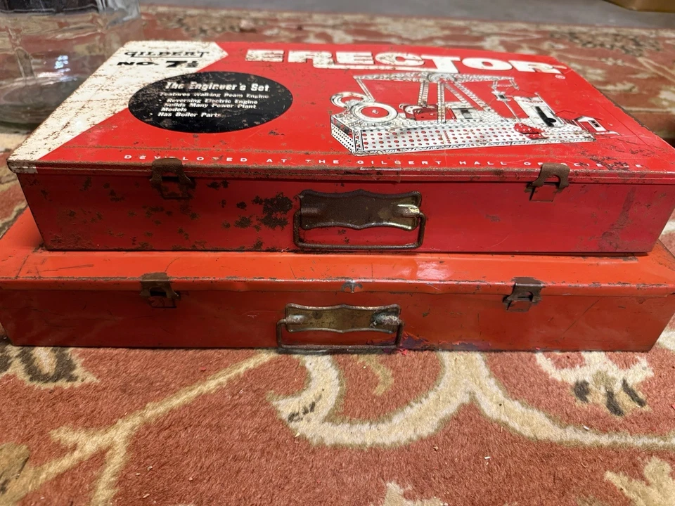 RARO Gilbert erector setS lote vintage Ver fotos Foto 1 de 4