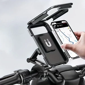 1x Montaje Teléfono Moto Impermeable Magnético Telescópico para Bicicleta Navegación GPS - Imagen 1 de 7